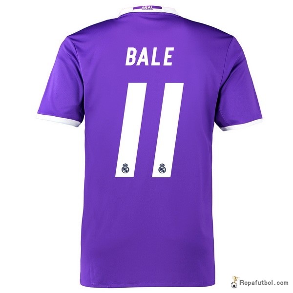 Camiseta Real Madrid Replica Segunda Ropa Bale 2016/17 Purpura